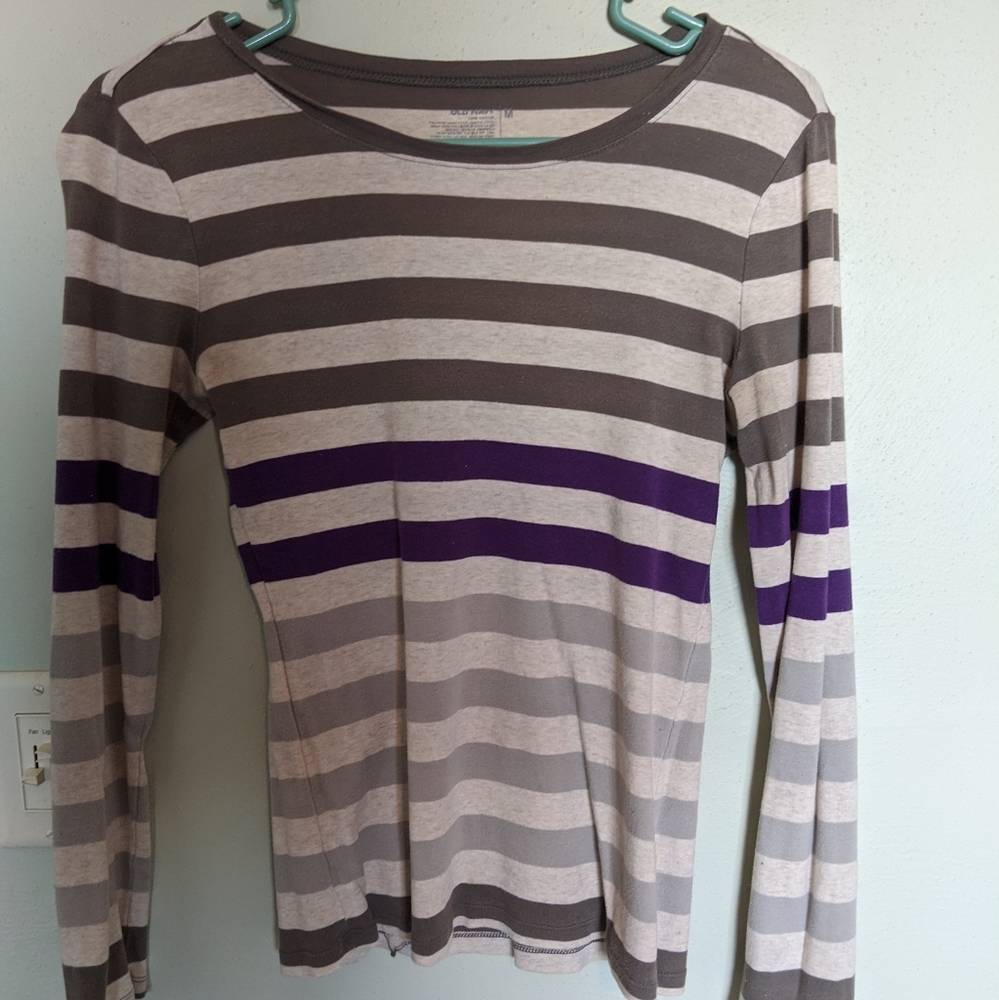 Long sleeve striped shirt